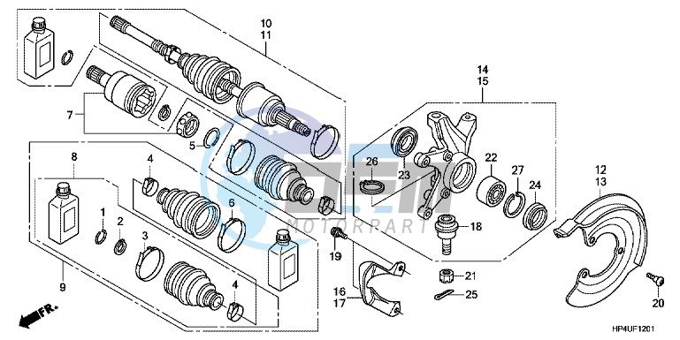 FRONT KNUCKLE (4WD)