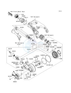 ZG 1400 B [CONCOURS 14] (8F-9F) B9F drawing DRIVE SHAFT_FINAL GEAR