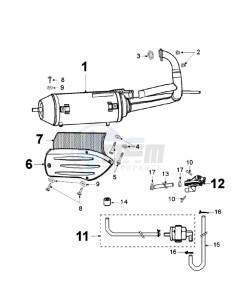 VIVA 2 SL4 A drawing EXHAUST