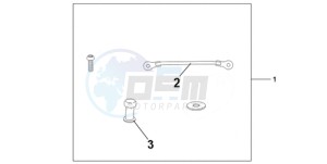 CBR1000RR9 Australia - (U / MME PSW SPC) drawing TANK BAG ATT KIT