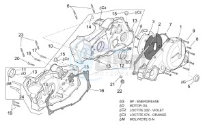 Pegaso 650 Carb drawing Crankcase I