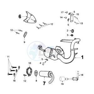 FIGHT RW3A drawing EXHAUST