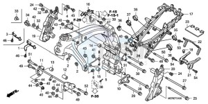 CBF600N9 Europe Direct - (ED / 25K) drawing FRAME BODY