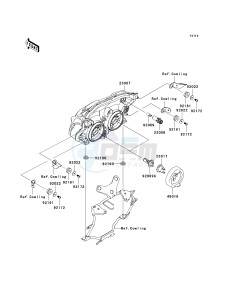 ZR 1000 B [Z1000] (7F-8F) 0B8F drawing HEADLIGHT-- S- -