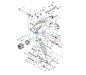 XTZ SUPER TENERE 1200 drawing REAR ARM