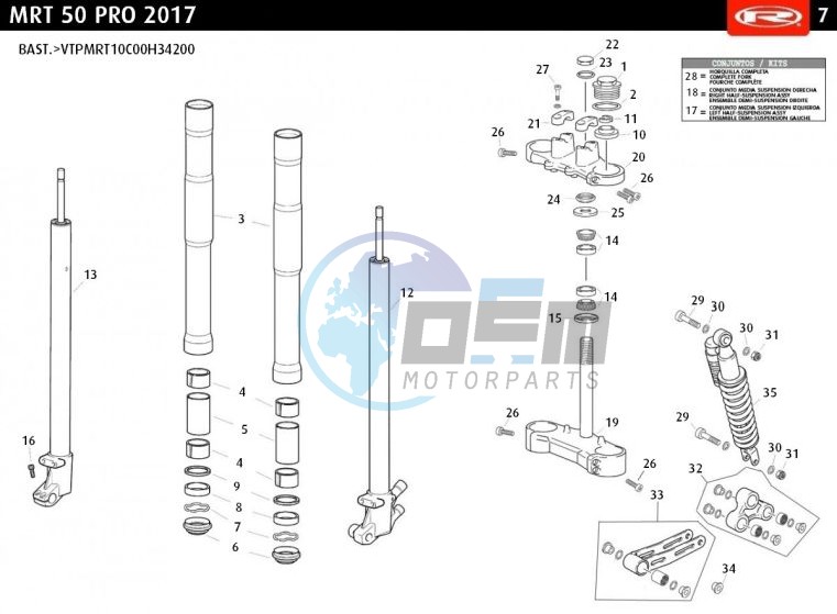 FRONT FORK MRT PRO 2017 Q40