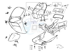 ATLANTIS 50 cc-100 cc 4T - 50 cc drawing FRONT BODY