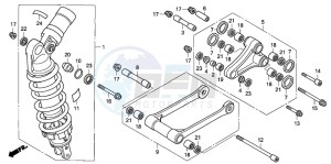 CBR1000RR drawing REAR CUSHION