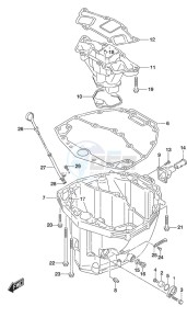 DF 250AP drawing Oil Pan