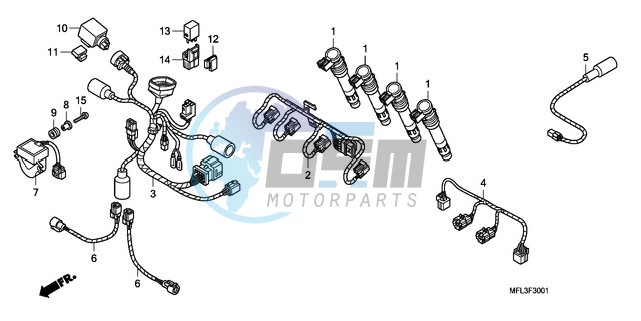 SUB HARNESS (CBR1000RR)