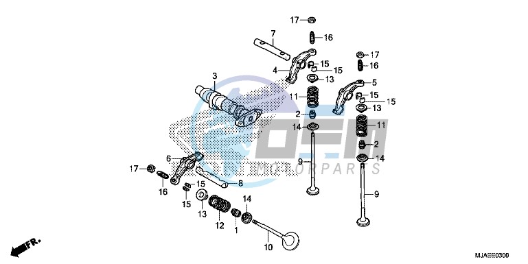 CAMSHAFT/ VALVE (FRONT)