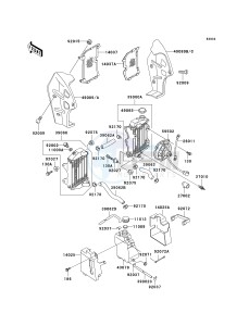 KL 250 D [KLR250] (D15-D19) [KLR250] drawing RADIATOR