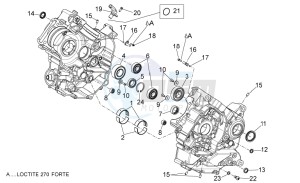 Shiver 750 PA (AA, JP, MAL, T) drawing Crankcases II