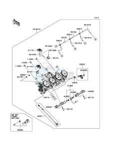 Z1000SX ABS ZX1000HCF FR GB XX (EU ME A(FRICA) drawing Throttle