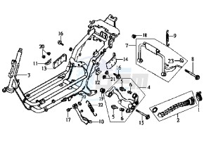 JOYRIDE - 200 cc drawing FRAME