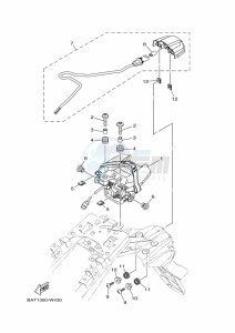 MT-07 MTN690-U (BHH1) drawing TAILLIGHT