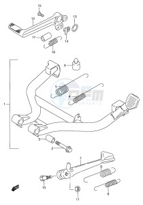 GSF1200 (E2) Bandit drawing STAND