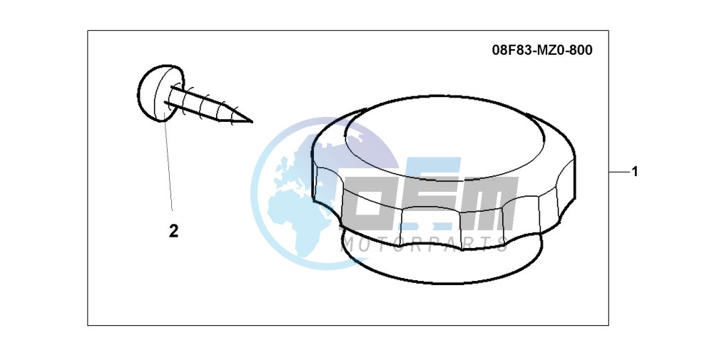 CHRM RADIATOR CAP