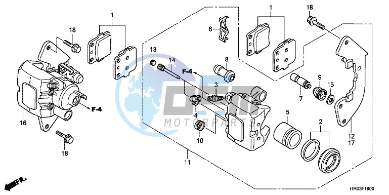 FRONT BRAKE CALIPER