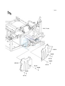 KRF 750 M [TERYX 750 FI 4X4 NRA OUTDOORS] (M9F9) M9F drawing FLAP