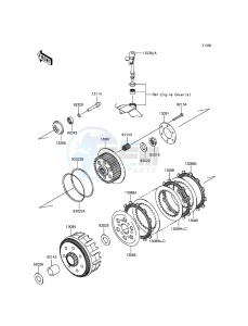 Z250SL BR250EFF XX (EU ME A(FRICA) drawing Clutch