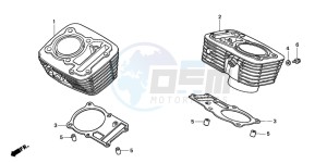 VT600C drawing CYLINDER