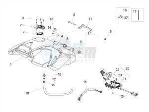 DORSODURO 900 E4 ABS (APAC) drawing Fuel tank