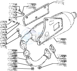 Typhoon 125 X drawing Silencer