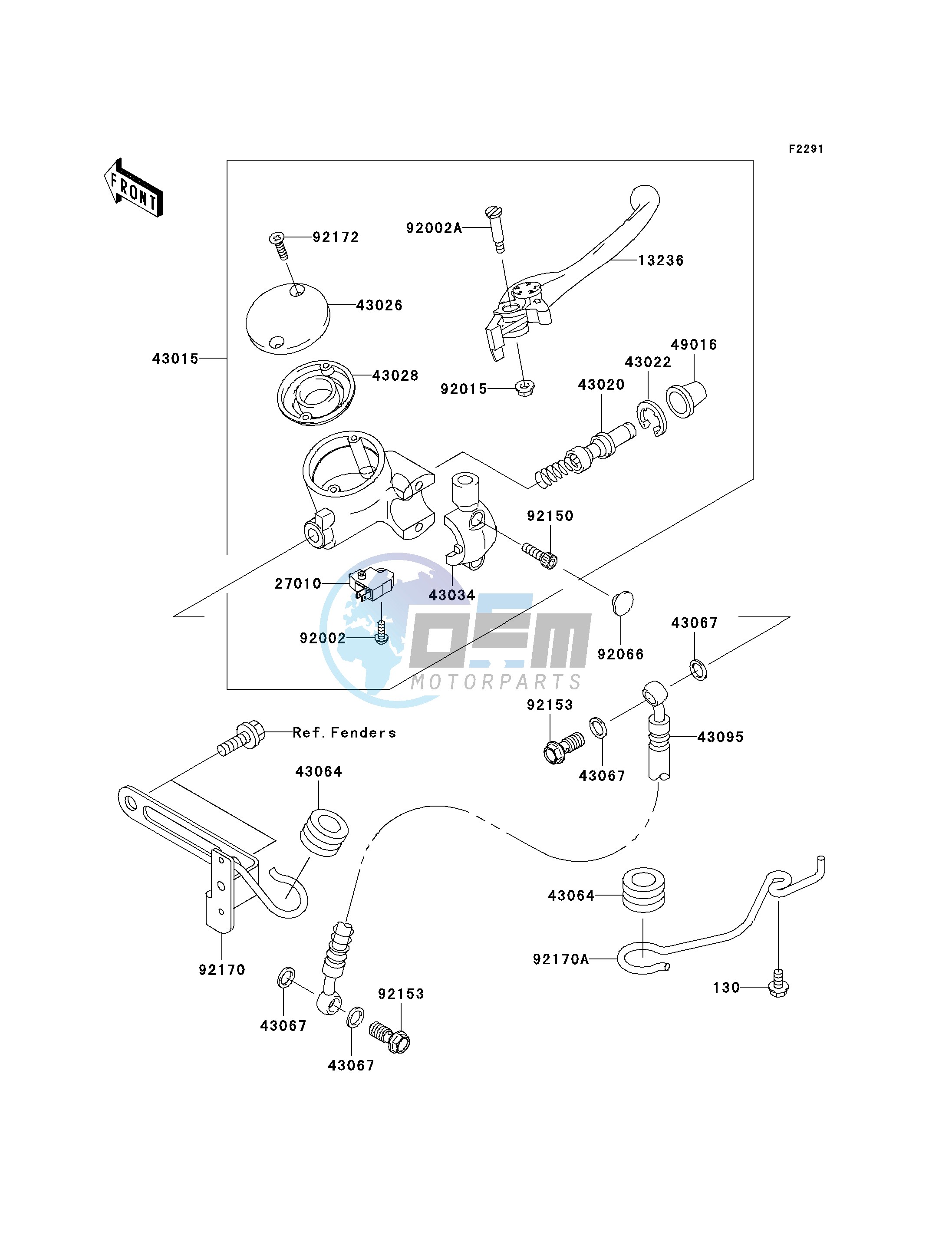 FRONT MASTER CYLINDER