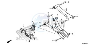 TRX420FA6F TRX420F Australia - (U) drawing REAR ARM