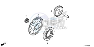 CBR300RAF CBR300RA Europe Direct - (ED) drawing STARTING CLUTCH