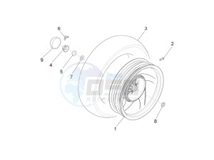 fly 50 4t 2v drawing Rear Wheel