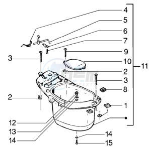 Runner 200 VXR 4t drawing Case - Helmet