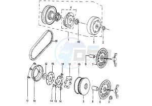 ZENITH LN/LS - 50 cc drawing CLUTCH