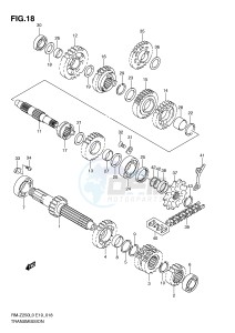 RM-Z250 (E19) drawing TRANSMISSION