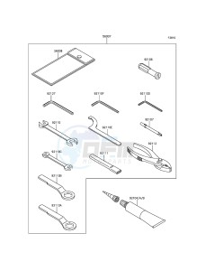 Z800 ZR800CFF UF (UK FA) XX (EU ME A(FRICA) drawing Owner's Tools