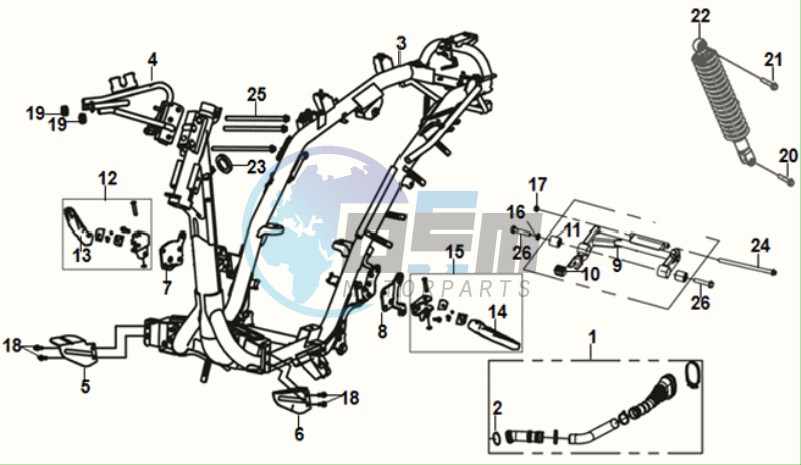 FRAME / ENGINE MOUNT