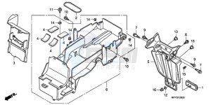 CB13009 Europe Direct - (ED / MME TWO) drawing REAR FENDER (CB1300/CB130 0S)