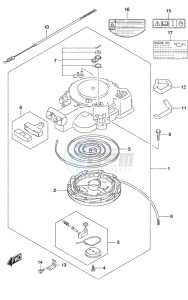 DF 30A drawing Recoil Starter