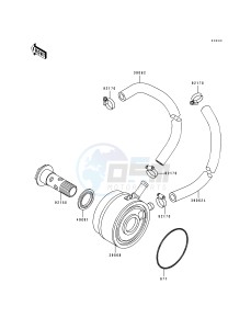 ZX 750 J [NINJA ZX-7] (J1-J2) [NINJA ZX-7] drawing OIL COOLER