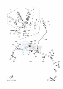 YFM700FWBD YFM7NKPHK (B5KF) drawing FRONT MASTER CYLINDER