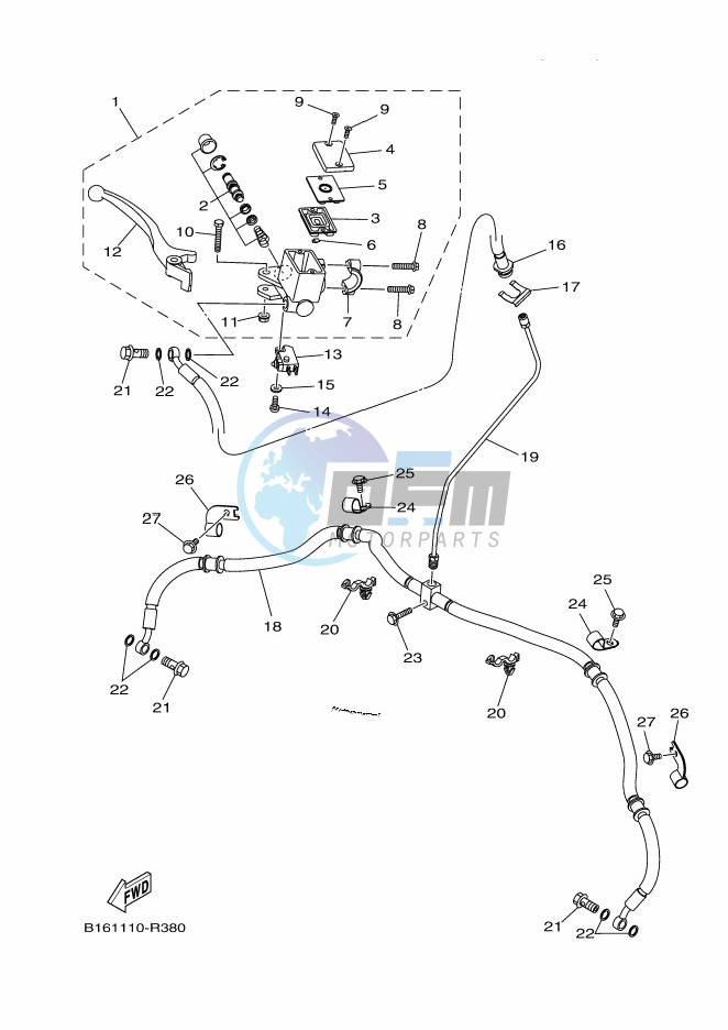 FRONT MASTER CYLINDER