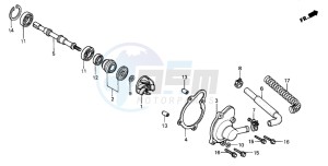 CN250 drawing WATER PUMP