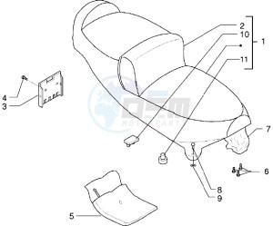 X9 250 drawing Saddle - Tool kit