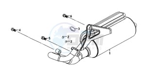 ORBIT II 50 2T NAKED L6 drawing EXHAUST