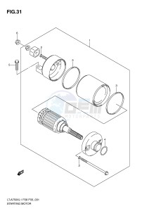 LT-A750X (P28-P33) drawing STARTING MOTOR