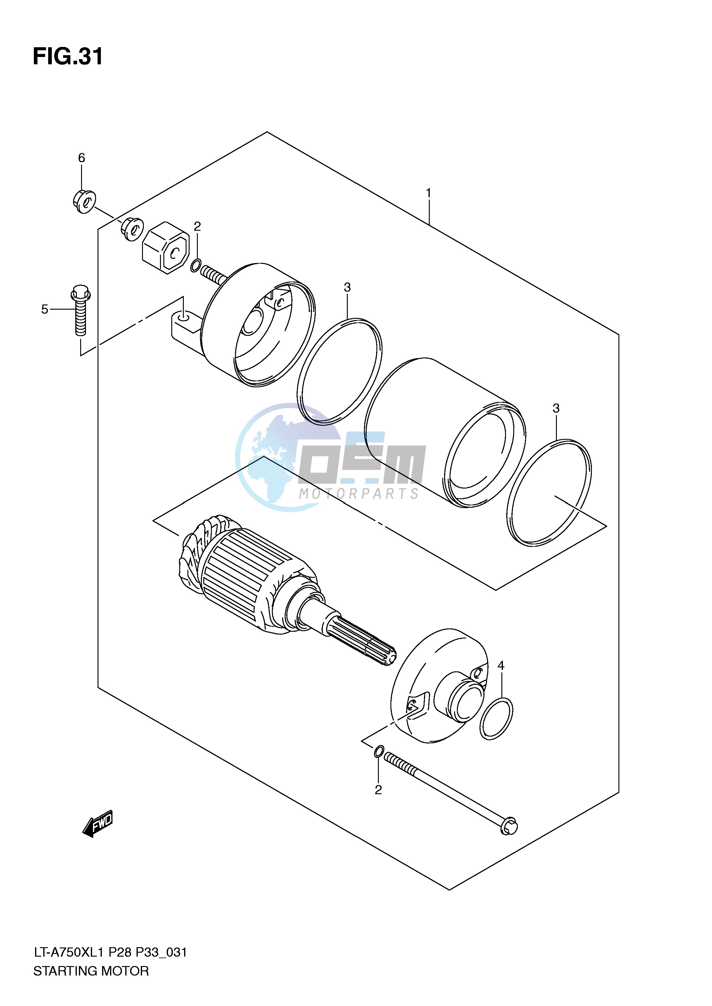 STARTING MOTOR