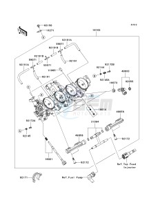 ZX 600 P [NINJA ZX-6R] (7F-8FA) P8F drawing THROTTLE