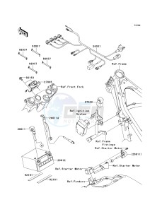 KLX 140 B (KLX140L MONSTER ENERGY) (B8F-B9FA) B8F drawing CHASSIS ELECTRICAL EQUIPMENT