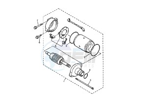 XVZ ROYAL STAR 1300 drawing STARTING MOTOR